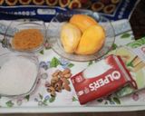A picture of step 1 of Mango dessert💕مینگو ڈیزرٹ😋.