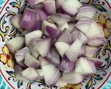 A picture of step 1 of Boneless Chicken Handi.