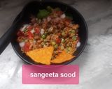 A picture of step 4 of Sprouts peas karari Bhel.