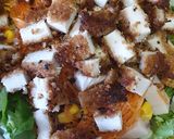 Foto del paso 5 de la receta: Ensalada con pollo empanado