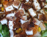Foto del paso 5 de la receta: Ensalada con pollo empanado