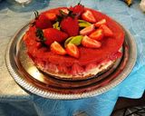 Fraiser eper torta recept fázis 4 fotója