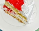 صورة لخطوة 6 من وصفة كيكة 🍰 الفراولة بالكريمة