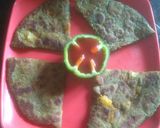 A picture of step 1 of Go Green paratha.