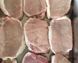 A picture of step 1 of Beer basted Pork Loin chops.