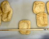 A picture of step 2 of Tofu Pork Cutlet with Fried Tofu Skins.