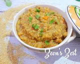 A picture of step 5 of Broken Wheat Bisi bele Bhaat under 30 minutes.