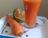 A picture of step 4 of Carrot and orange health drink.