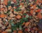 Foto del paso 5 de la receta: Espirales de lenteja con falsa boloñesa de Soja texturizada con tomate seco y albahaca
