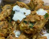 A picture of step 5 of Afghani Chicken Karahi.