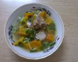 Hình bước làm 5 của món Canh sườn bí đỏ