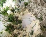 A picture of step 3 of Bajra Methi paratha.