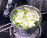 Hình bước làm 3 của món Canh Mướp Nấu Tôm Cải Trời