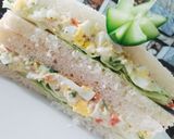 A picture of step 5 of Greek yogurt egg salad sandwich 🥪.