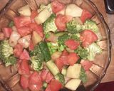 A picture of step 4 of Fish with soutay Vegetables & Baked Fishy Parcels.