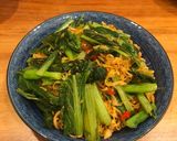 Hình bước làm 3 của món Mì xào cải và ớt sate