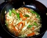 รูปขั้นตอนการทำที่ 4 ของ ไก่สับผัดกะหล่ำปลีวุ้นเส้น