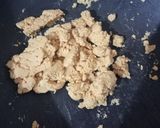 A picture of step 2 of Besan laddu.