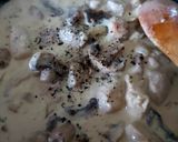 A picture of step 6 of My Garlic, Mustard, Pork & Mushroom with Pasta 😍.