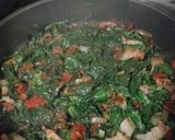 Foto del paso 4 de la receta Espinacas con tomates secos