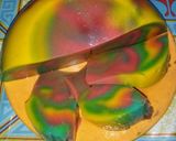 Foto langkah ke 6 dari resep Puding roti rainbow.