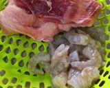 Hình bước làm 1 của món Gỏi trái cóc tôm thịt