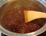 A picture of step 3 of Zenzai & Tsubuan (Sweet Red Bean Soup & Paste) Made in a Pressure Cooker.