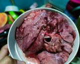Foto langkah ke 1 dari resep Balado Paru Goreng Kering.