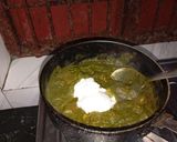 A picture of step 4 of Palak Paneer.