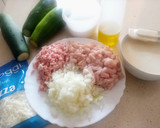 Foto del paso 1 de la receta: Calabacín relleno de pollo y bacon con bechamel