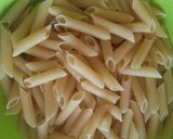 A picture of step 1 of Italian pasta.