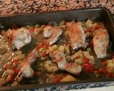 Foto del paso 5 de la receta: Pollo al horno con piña