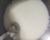 A picture of step 1 of Papaya pudding.