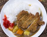 A picture of step 9 of Japanese Katsu Curry - Chicken, Pork & Shrimp.