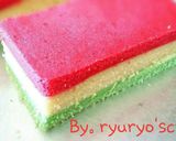 Foto langkah ke 7 dari resep Bolu pelangi kukus.