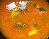 A picture of step 5 of Broccoli Fish Curry.