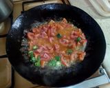 A picture of step 7 of Tawa Bhindi.