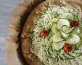 Une image de l'étape 6 de 🌱 Tarte rustique à la courgette.