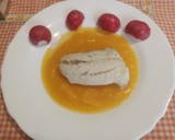 Foto del paso 12 de la receta: Carbonero con crema de calabaza y pasas