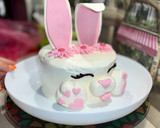 عکس مرحله 1 از دستور کیک تولد دخترانه 🐰Bunny Birthday cake