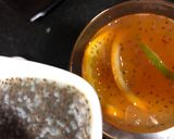 A picture of step 2 of Chia seeds orange detox drink.