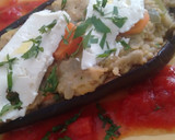 Foto del paso 14 de la receta: Berenjenas rellenas con puré de garbanzos enriquecidas con Agua de Mar