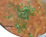 A picture of step 6 of Punjabi Rajma masala.