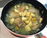 洋蔥蘋果雞湯（平底鍋）的食譜步驟3照片