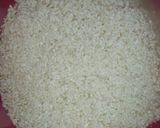 A picture of step 1 of Tuwo shinkafa (new method).