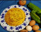 Foto del paso 6 de la receta: Tortilla de patata con pimiento verde