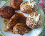 Jacket potato (héjában sült krumpli) recept fázis 6 fotója
