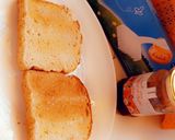 صورة لخطوة 3 من وصفة ☀️ قهوة وتوست 🍊 🌼