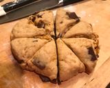 A picture of step 5 of 20-minute Chocolate & walnuts scone.