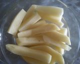 A picture of step 1 of Stuffed French Fries Schezwan Cheese Dosa.
